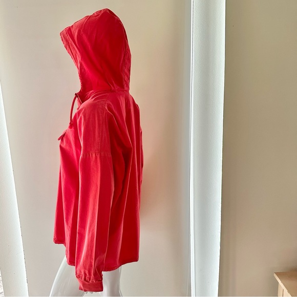 RCollection red cotton poplin hoodie. Women’s Medium. - Picture 11 of 11